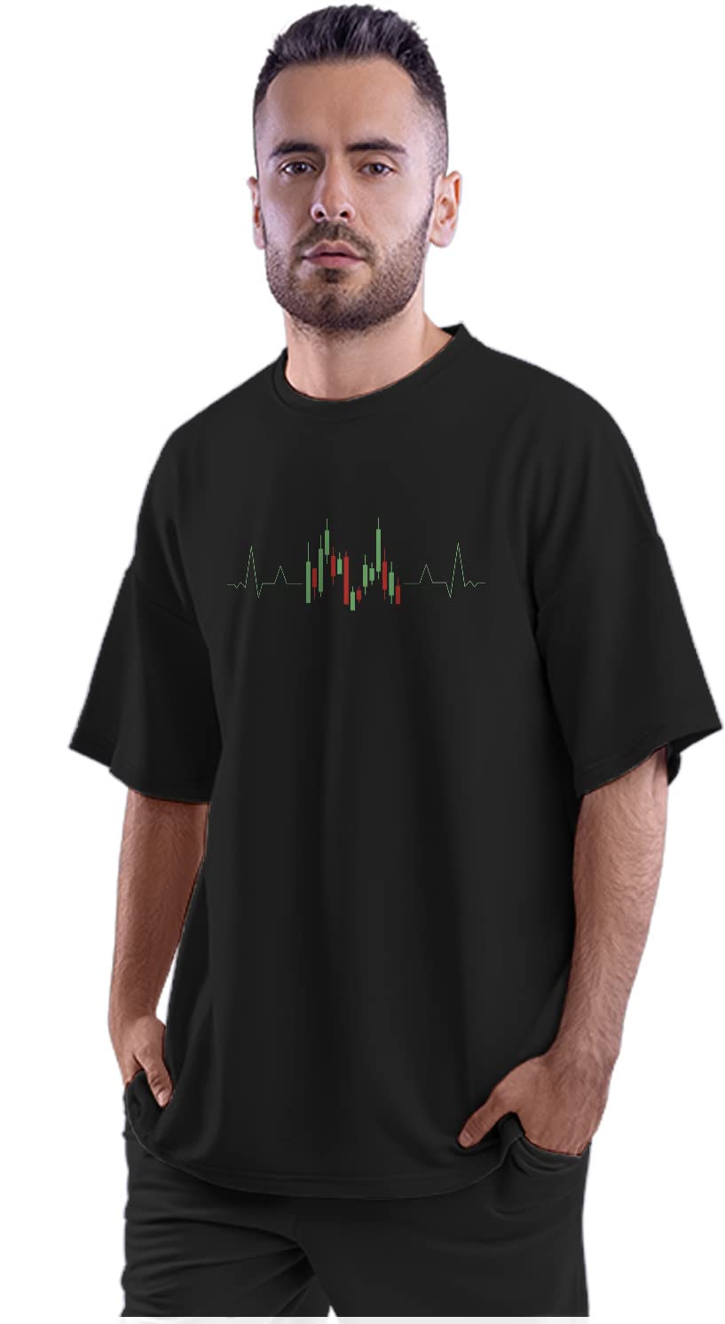 Oversized T-Shirt Hip Hop Gorilla Men's Women's Unise 100% Cotton Black; _HIPHPUNQM-Black M Oversized_bz