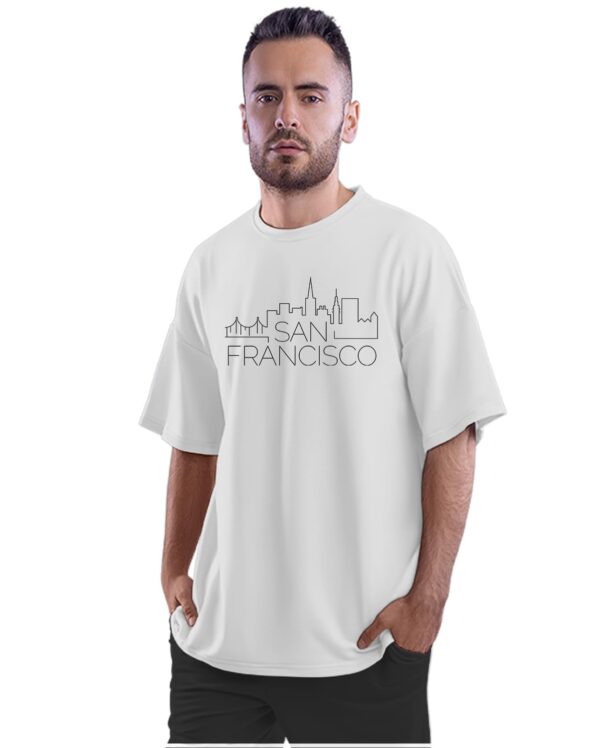 Oversized T-Shirt Bananas - Lettering Men's Women's Unise 100% Cotton White; _LETBNNNUNQ-White L Oversized_bz