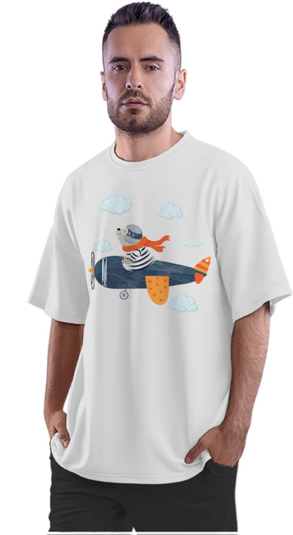 Men's & Women's Regular Fit T-Shirt Donut Monster - Japanese Kaiju 100% Cotton Unise T-Shirt White; _MONSTE05-White 2XL Men Round_bz