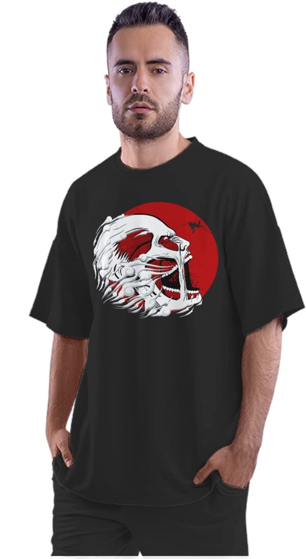 Tokyo Ghoul T-Shirt for Men from Anime and Manga Series Tokyo Ghoul 100% Cotton Round Neck Tshirt Olive Green _PT_118