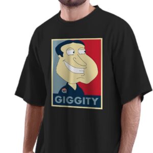 Oversized T-Shirt Groovy Dad - Sunset Men's Women's Unise 100% Cotton Black; _PT_138