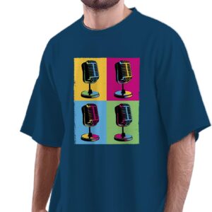 Oversized T-Shirt Space Race - Alien & Astronaut Men's Women's Unise 100% Cotton Black; _PT_150