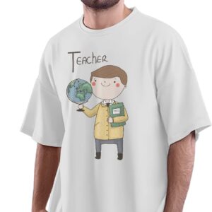 Oversized T-Shirt Space Race - Alien & Astronaut Men's Women's Unise 100% Cotton Black; _SPACERAUNQ-Black M Oversized_bz