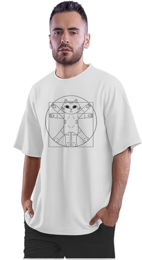 Oversized T-Shirt Moonchild - Full Moon Men's Women's Unise 100% Cotton Black; _MONCHFUNQ-Black S Oversized_bz