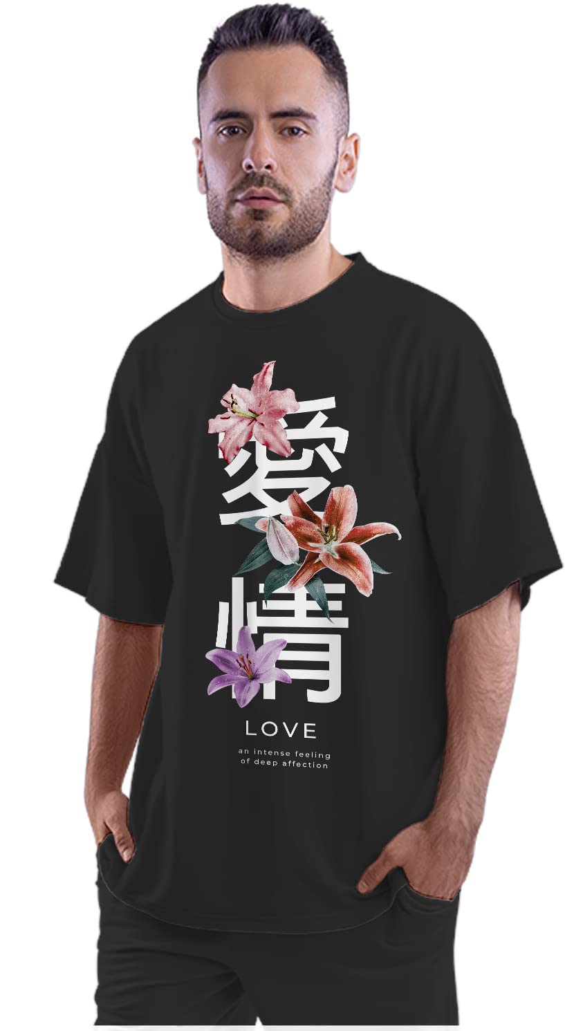 Oversized T-Shirt Funny Fishing Quote Retro Sunset Men's Women's Unise 100% Cotton Black; _FISHQURESN2-Black XL Oversized_bz