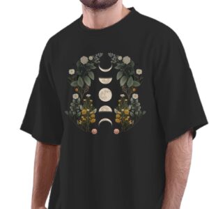 Oversized T-Shirt Dog - Van Gogh - Post Impressionism Men's Women's Unise 100% Cotton Navy Blue; _DOGGOUNIQ-Navy Blue L Oversized_bz