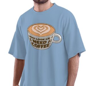 Oversized T-Shirt Peace, Love, Autism - Autism Awareness Men's Women's Unise 100% Cotton Black; _PT_216