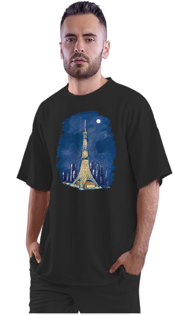 Oversized T-Shirt Deathly Hallows Men's Women's Unise 100% Cotton White; _PT_348