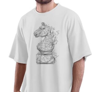 Oversized T-Shirt Bear Pilot Aeroplane Boys Kids Men's Women's Unise 100% Cotton White; _BPILOTUNQ-White 2XL Oversized_bz