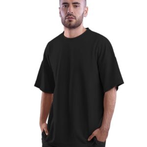 Oversized T-Shirt 3D Peace Sign - Cool Optical Illusion Men's Women's Unise 100% Cotton Black; _PEACDIUNQ-Black S Oversized_bz
