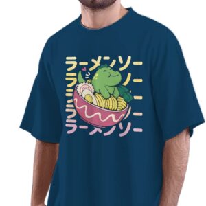 Oversized T-Shirt Homer Doughnut Men's Women's Unise 100% Cotton Black; _HOMDUNQ-Black 2XL Oversized_bz