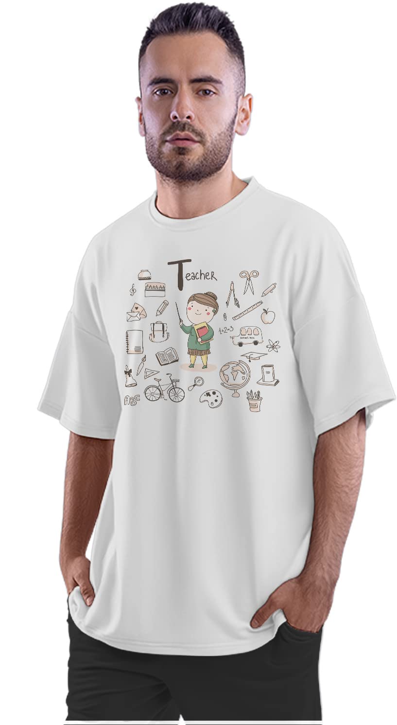 Oversized T-Shirt Whale Shark & Diver Men's Women's Unise 100% Cotton White; _PT_431