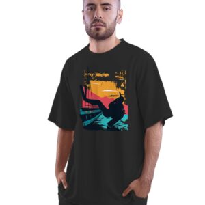 Oversized T-Shirt All Guests Must Be Approved by The Cat Men's Women's Unise 100% Cotton Iris Lavender; _ALLGSMUNQ-Iris Lavender L Oversized_bz
