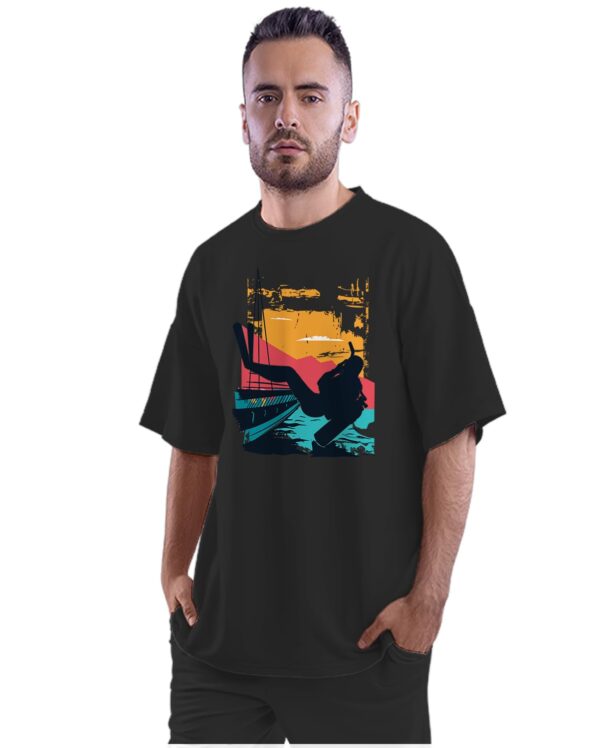 Oversized T-Shirt All Guests Must Be Approved by The Cat Men's Women's Unise 100% Cotton Iris Lavender; _ALLGSMUNQ-Iris Lavender L Oversized_bz