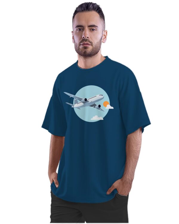 Oversized T-Shirt Magical Mushroom & Moon Cycle Men's Women's Unise 100% Cotton Black; _AGIMUMUNQ-Black M Oversized_bz