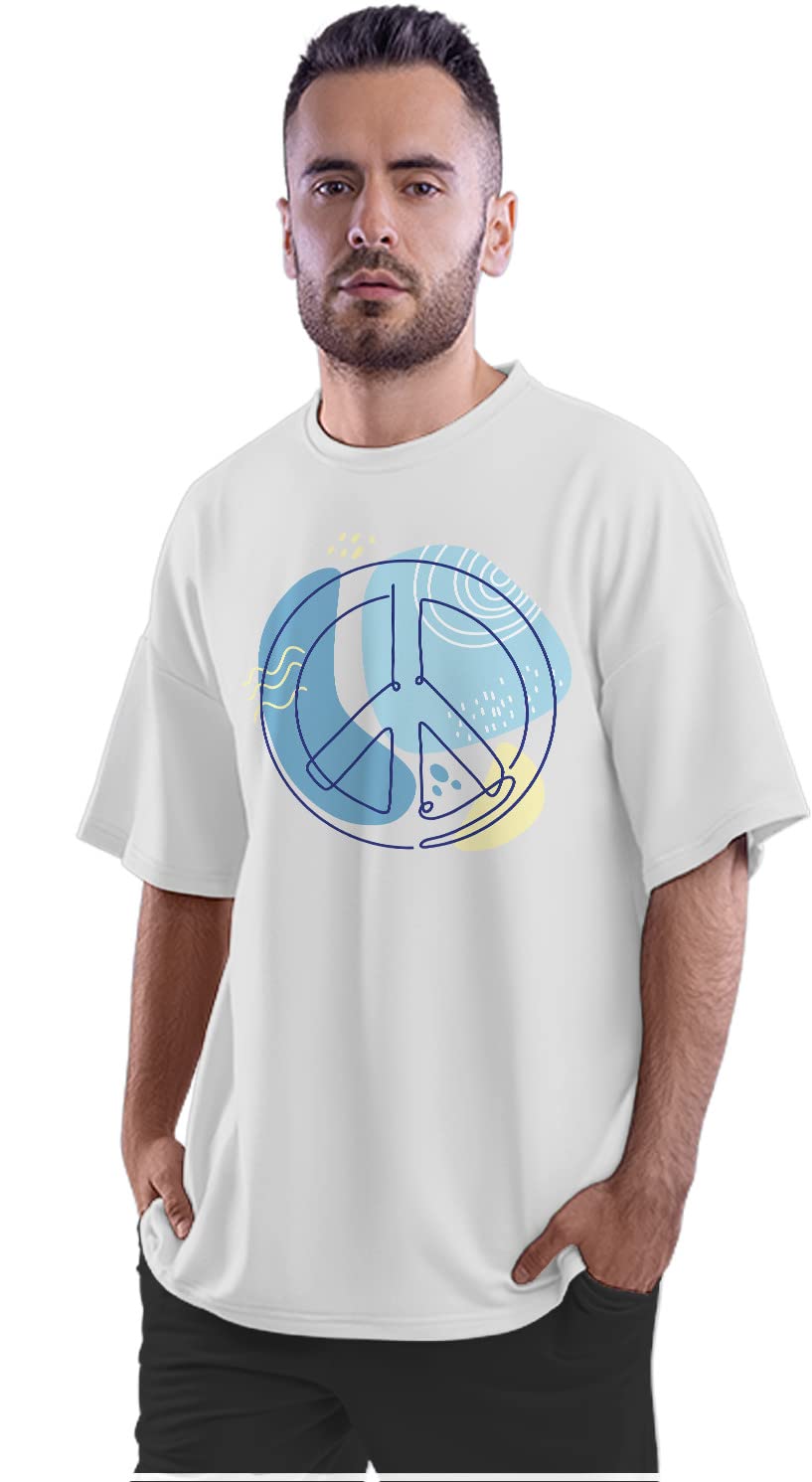 Oversized T-Shirt Epic Quote Men's Women's Unise 100% Cotton Baby Blue; _CANXUNUNQ-Baby Blue M Oversized_bz