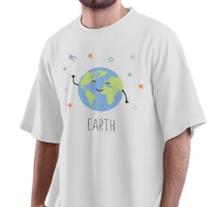 Oversized T-Shirt Epic Quote Men's Women's Unise 100% Cotton Baby Blue; _CANXUNUNQ-Baby Blue 2XL Oversized_bz