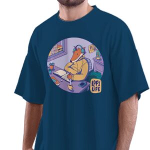 Oversized T-Shirt Isaac Newton Men's Women's Unise 100% Cotton Baby Blue; _PT_540
