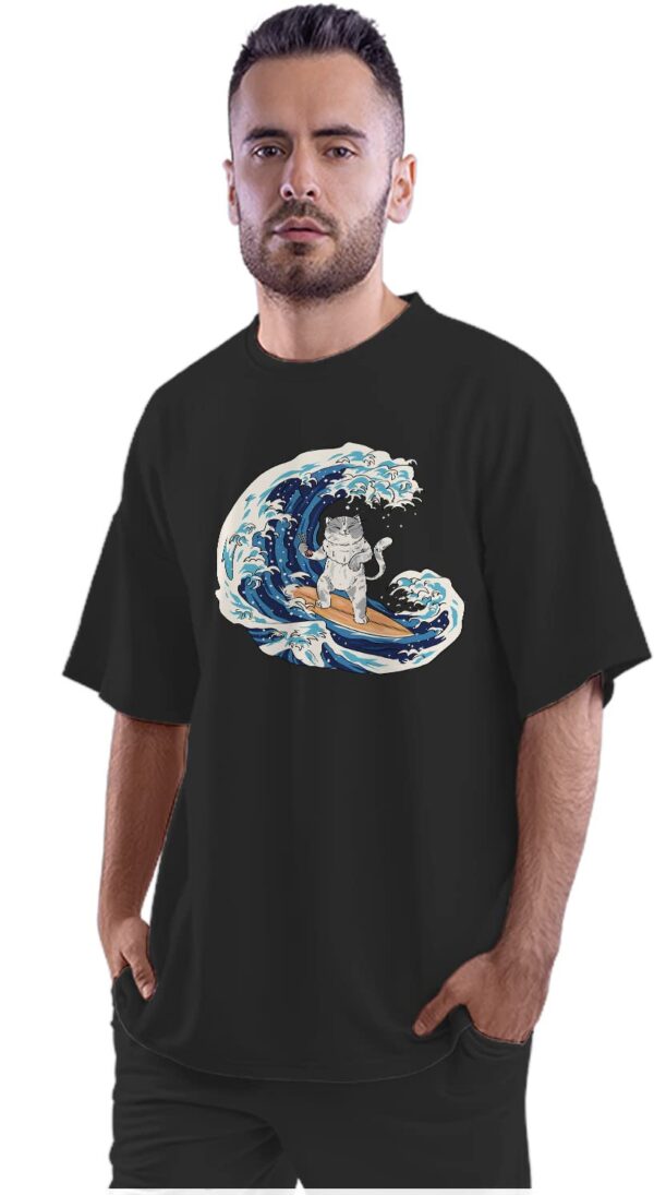 Oversized T-Shirt Isaac Newton Men's Women's Unise 100% Cotton Baby Blue; _ISCNEWTON-Baby Blue M Oversized_bz