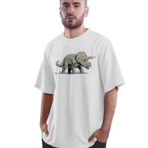 Oversized T-Shirt Retro Sunset Golf Men's Women's Unise 100% Cotton Black; _RETLFSUNQ-Black M Oversized_bz