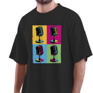 Oversized T-Shirt Homer Doughnut Men's Women's Unise 100% Cotton Navy Blue; _PT_582