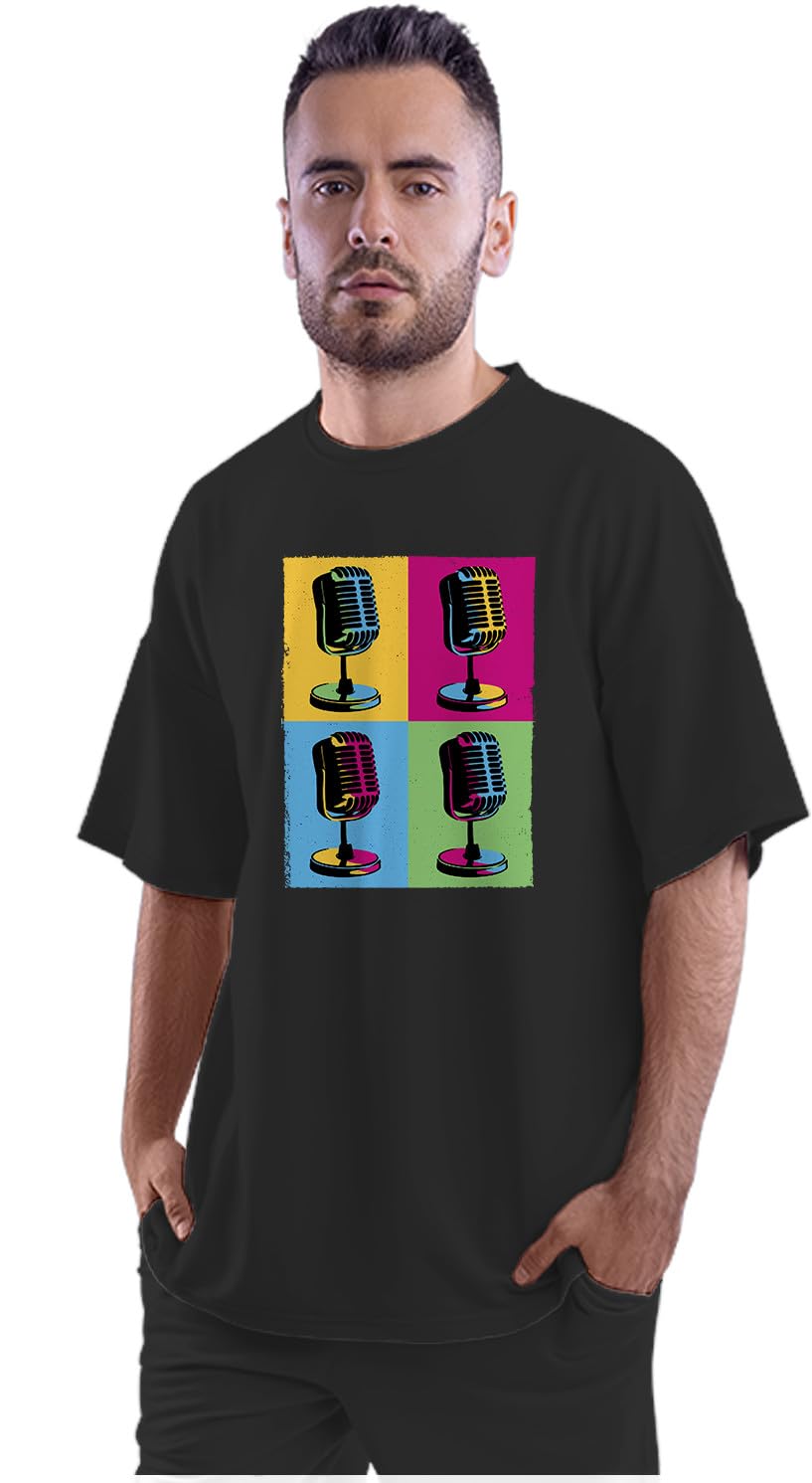 Oversized T-Shirt Homer Doughnut Men's Women's Unise 100% Cotton Navy Blue; _PT_582