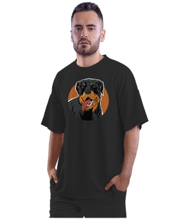 Oversized T-Shirt Skeleton Baker Retro Cartoon Men's Women's Unise 100% Cotton Black; _PT_594