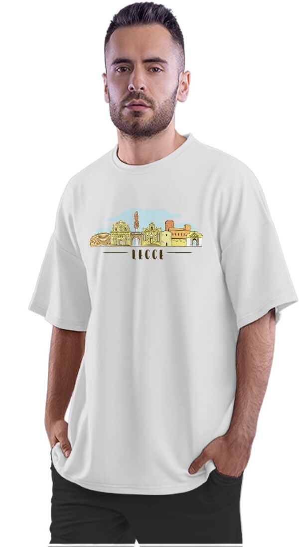 Oversized T-Shirt Vinyl Record Player Men's Women's Unise 100% Cotton White; _VINRECUNQ-White M Oversized_bz