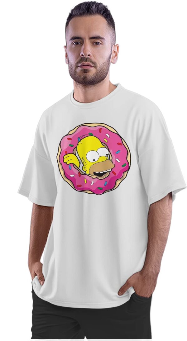Oversized T-Shirt I Speak Pancakes Men's Women's Unise 100% Cotton Black; _ISPNPNUNQ-Black M Oversized_bz