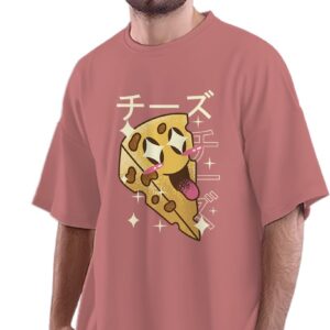 Oversized T-Shirt I Speak Pancakes Men's Women's Unise 100% Cotton Black; _ISPNPNUNQ-Black XL Oversized_bz