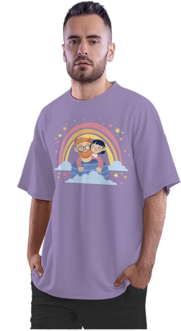 Oversized T-Shirt Mac & Cheese Ready to Hug Men's Women's Unise 100% Cotton Dusty Rose; _MANDSE2-Dusty Rose 2XL Oversized_bz