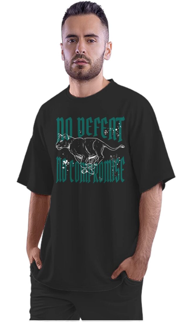 Oversized T-Shirt Attack on Titan Men's Women's Unise 100% Cotton Black; _AOTUNQQQ-Black XL Oversized_bz