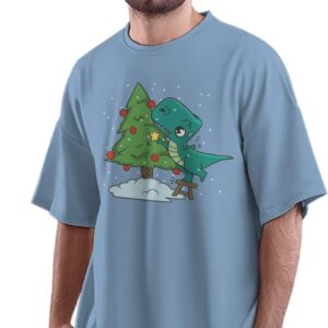 Oversized T-Shirt Green Man - Celtic Mythology Men's Women's Unise 100% Cotton Black; _CIC03OSX-Black XL Oversized_bz