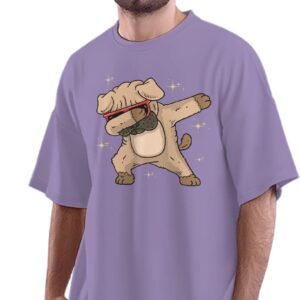 Oversized T-Shirt Bro-Kkoli - Broccoli Bro - Cool Dude Men's Women's Unise 100% Cotton White; _BROKKOUNQ-White 2XL Oversized_bz