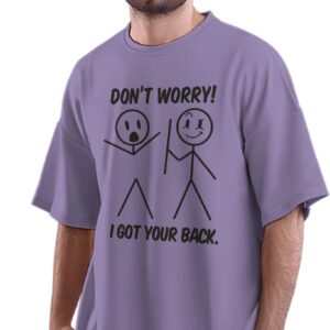 Oversized T-Shirt Mac & Cheese Ready to Hug Men's Women's Unise 100% Cotton White; _MANDSE2-White XL Oversized_bz