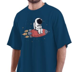 Oversized T-Shirt Kawaii T-Re & Christmas Tree Men's Women's Unise 100% Cotton Navy Blue; _KWTRXUNIQ-Navy Blue S Oversized_bz