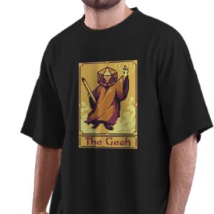 Oversized T-Shirt Santa Claus Playing Acoustic Guitar Men's Women's Unise 100% Cotton Black; _SCPAGUITUNQ-Black S Oversized_bz