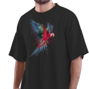 Oversized T-Shirt Awesome Electric Guitar Men's Women's Unise 100% Cotton Black; _ELECGUNQX-Black S Oversized_bz