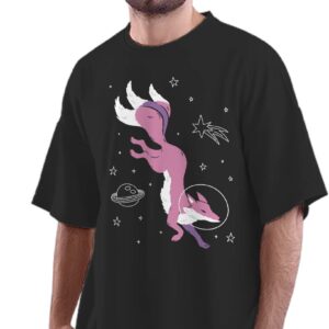 Oversized T-Shirt Cherry Blossom Vaporwave Men's Women's Unise 100% Cotton Iris Lavender; _RYOMAVE2-Iris Lavender XL Oversized_bz