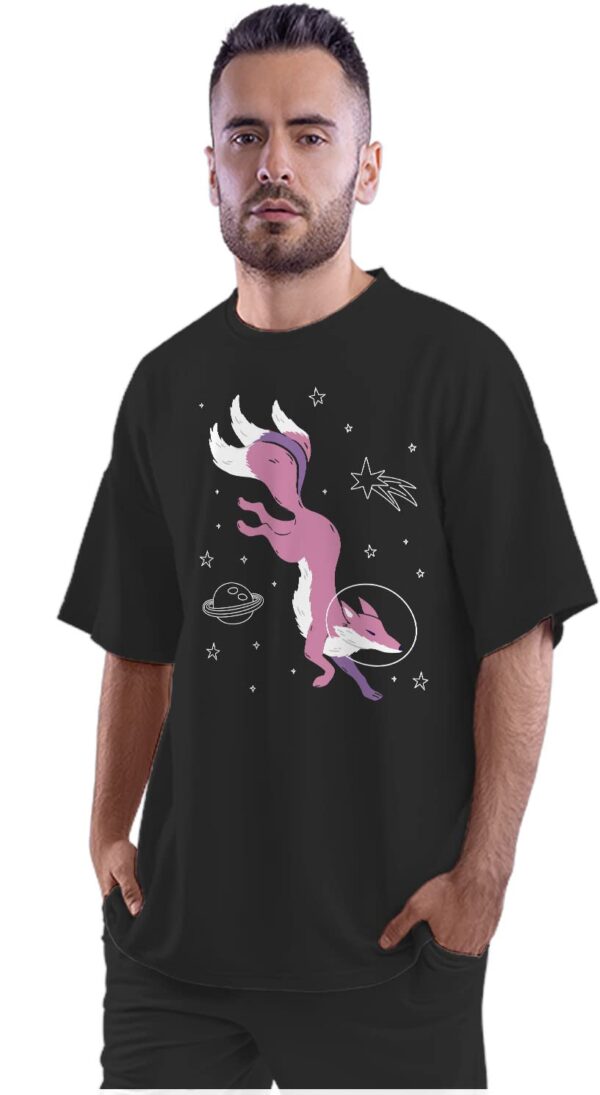 Oversized T-Shirt Cherry Blossom Vaporwave Men's Women's Unise 100% Cotton Iris Lavender; _RYOMAVE2-Iris Lavender XL Oversized_bz