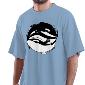 Oversized T-Shirt Father's Day - Father & Daughter Men's Women's Unise 100% Cotton Black; _FATDAUUNQ-Black M Oversized_bz