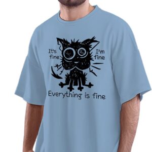 Tokyo Ghoul T-Shirt for Men from Anime and Manga Series Tokyo Ghoul 100% Cotton Round Neck Tshirt Black _TGHOULTEE--BLACK-XL-MENR_bz