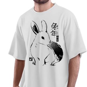 Oversized T-Shirt Cute Reaper Men's Women's Unise 100% Cotton Iris Lavender; _PT_318