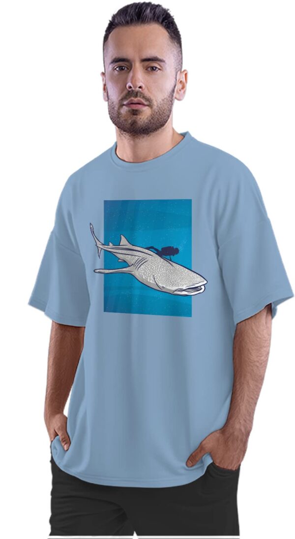Oversized T-Shirt Majestic Airplane Men's Women's Unise 100% Cotton White; _PT_360