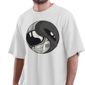 Oversized T-Shirt Awesome Fighter Jet Men's Women's Unise 100% Cotton Navy Blue; _FIGH8OSX-Navy Blue L Oversized_bz