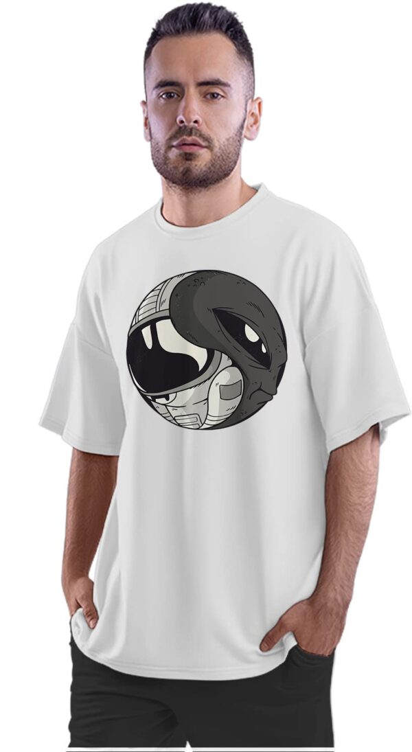 Oversized T-Shirt Awesome Fighter Jet Men's Women's Unise 100% Cotton Navy Blue; _FIGH8OSX-Navy Blue L Oversized_bz