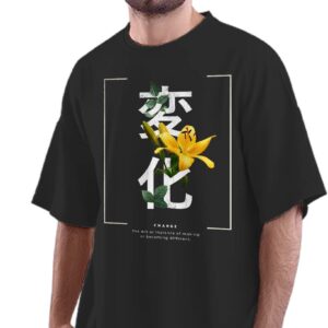 Oversized T-Shirt Peace Sign - Continuous Line Art Men's Women's Unise 100% Cotton Baby Blue; _PCSICUNQ-Baby Blue L Oversized_bz