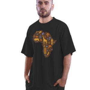 Oversized T-Shirt Buy The Fear Trade The Greed - Stock Market Men's Women's Unise 100% Cotton Black; _BTFTTUNIQ-Black L Oversized_bz