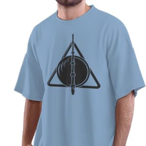 Oversized T-Shirt Stressed Cat - Dark Humour Men's Women's Unise 100% Cotton Iris Lavender; _SCDRUNQQ-Iris Lavender L Oversized_bz