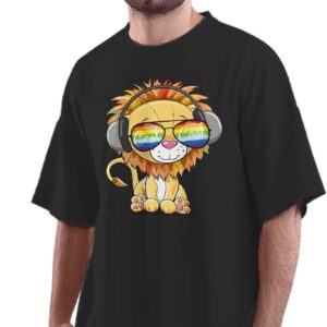 Oversized T-Shirt Homer Doughnut Men's Women's Unise 100% Cotton Black; _HOMDUNQ-Black XL Oversized_bz